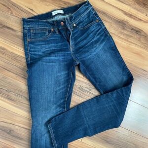 Madewell Women's Skinny Jeans - Dark Blue